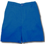 blue shorts 